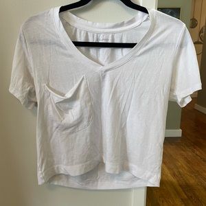 V neck crop top